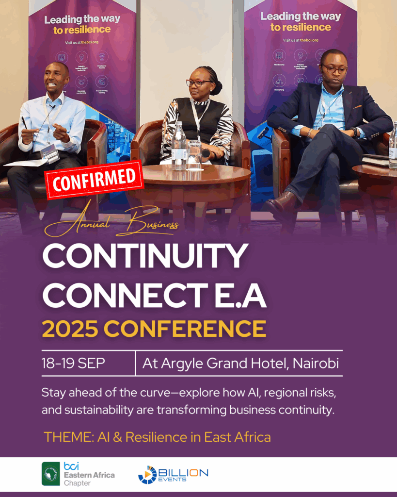 BUSINESS CONTINUITY CONNECT 2025 - BCI East Africa Chapter Annual Conference