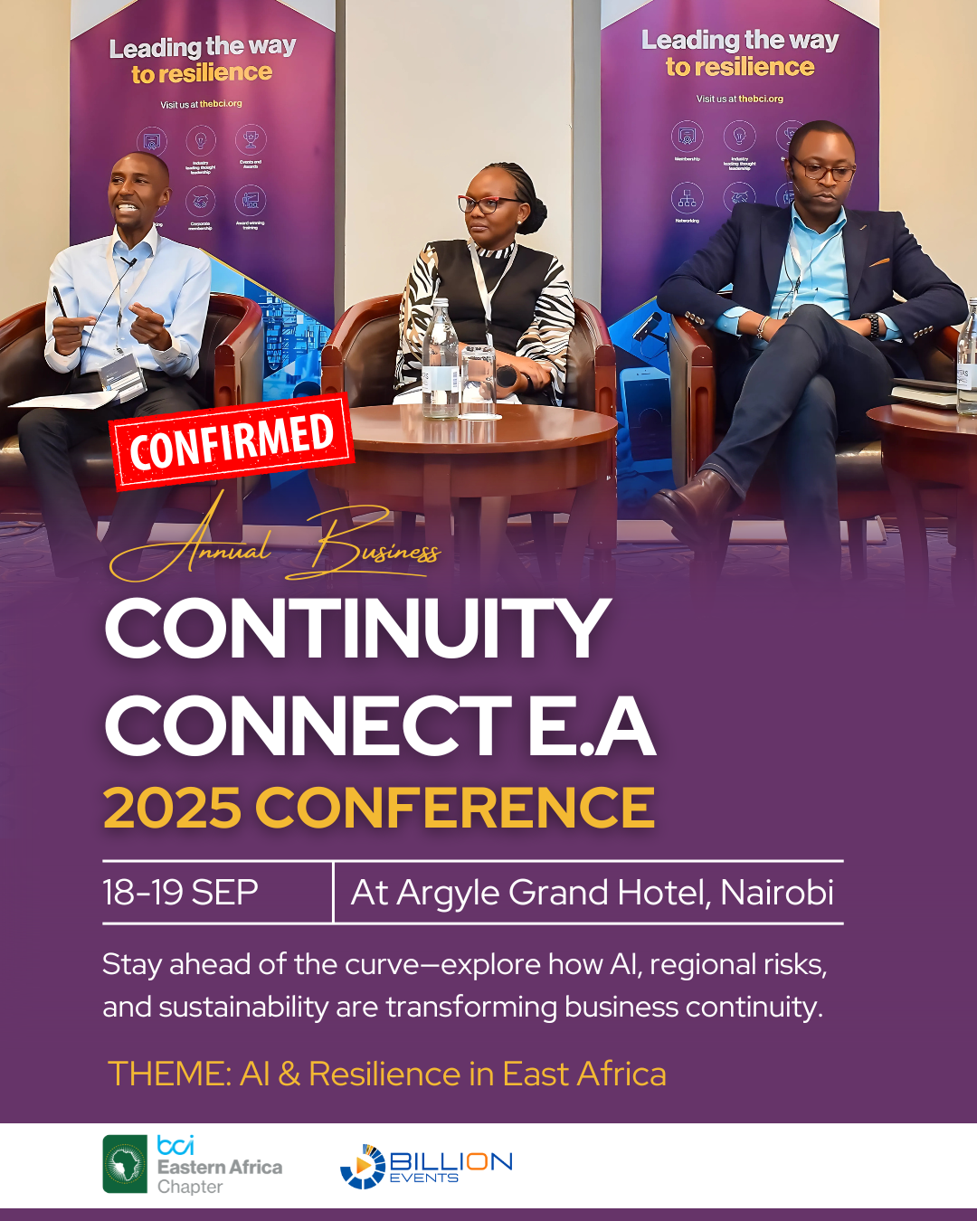 BUSINESS CONTINUITY CONNECT 2025 - BCI East Africa Chapter Annual Conference
